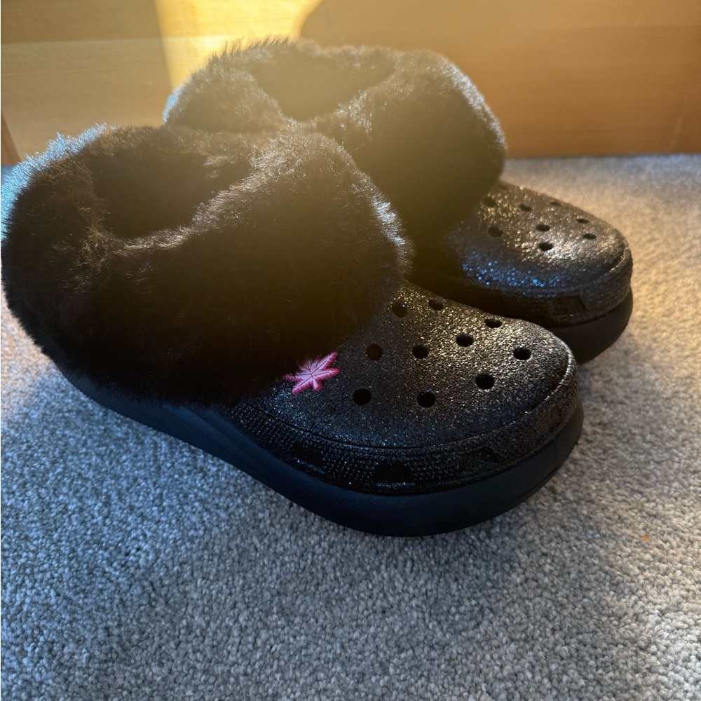CROCS Black FUREVER CRUSH-Womens